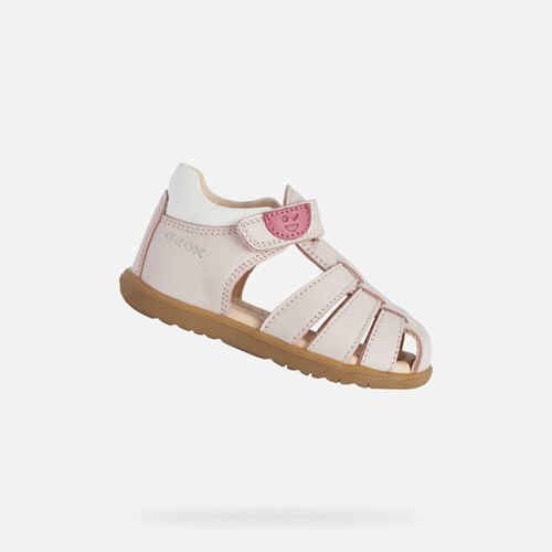 First Steps Geox Sandal Macchia Pre Babatka Svetlo Ruzove | 21984-JPAR