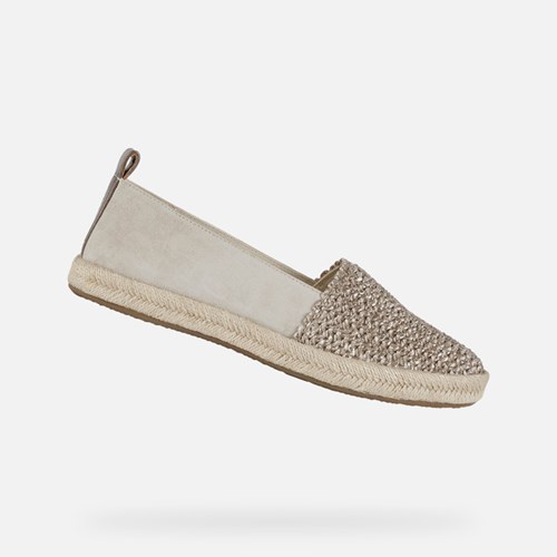 Slip On Geox Modesty Damske Taupe / Ice | 72968-UCPG