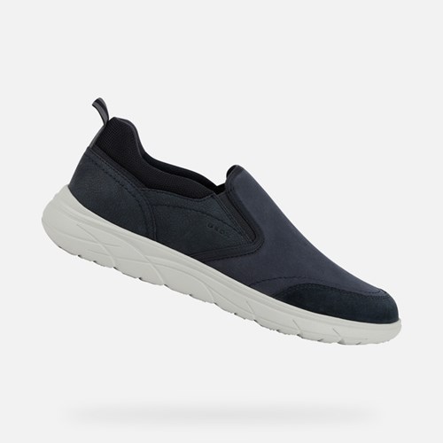 Slip On Geox Portello Panske Modre | 71036-VCMA