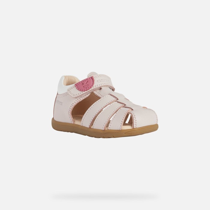 First Steps Geox Sandal Macchia Pre Babatka Svetlo Ruzove | 21984-JPAR