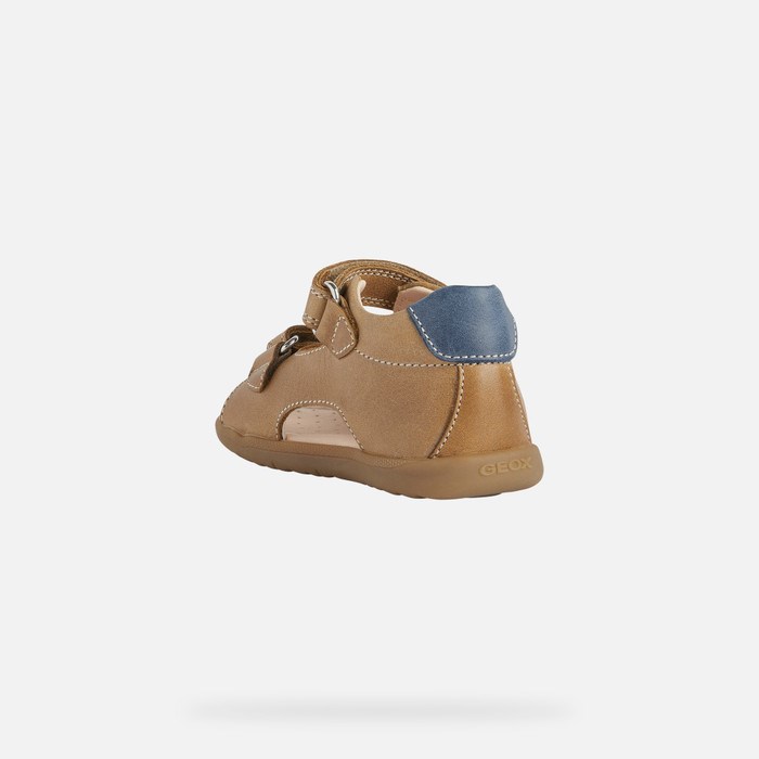 First Steps Geox Sandal Macchia Pre Babatka Caramel | 35972-FYIK