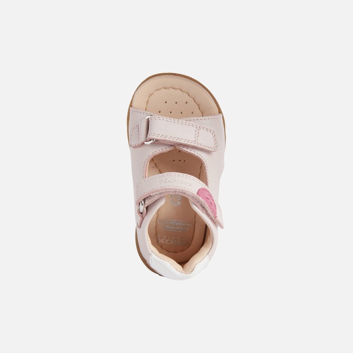 First Steps Geox Sandal Macchia Pre Babatka Svetlo Ruzove | 83241-VFCI